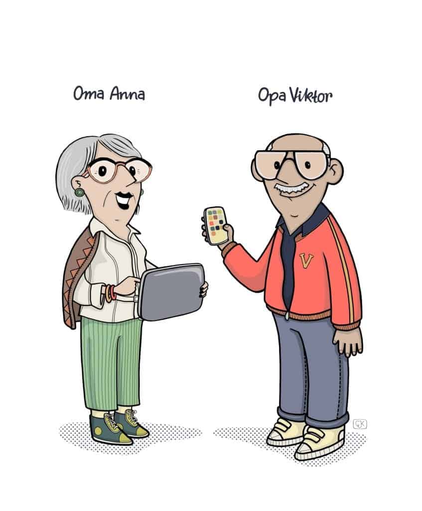 Oma Anna und Opa Viktor